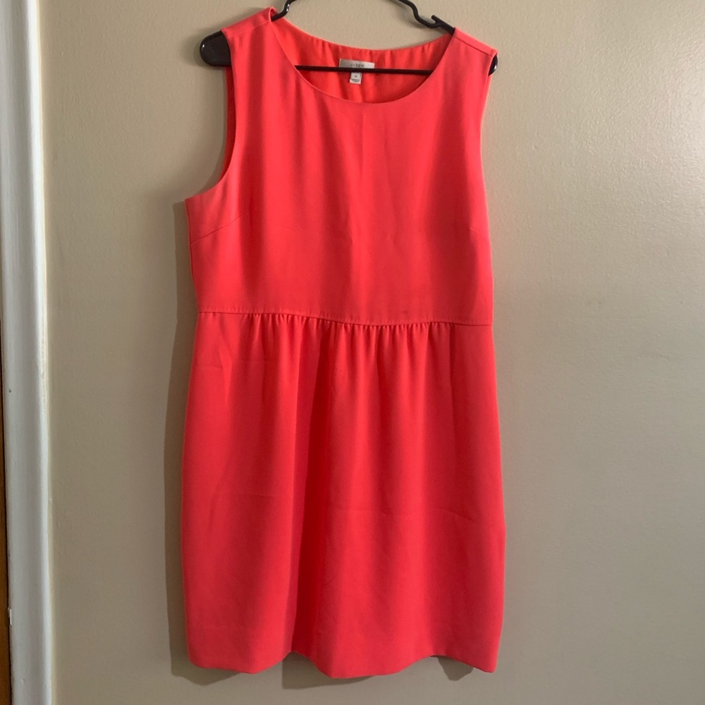 Sleeveless j crew dress